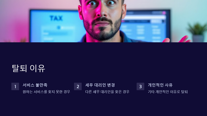 삼쩜삼-탈퇴이유