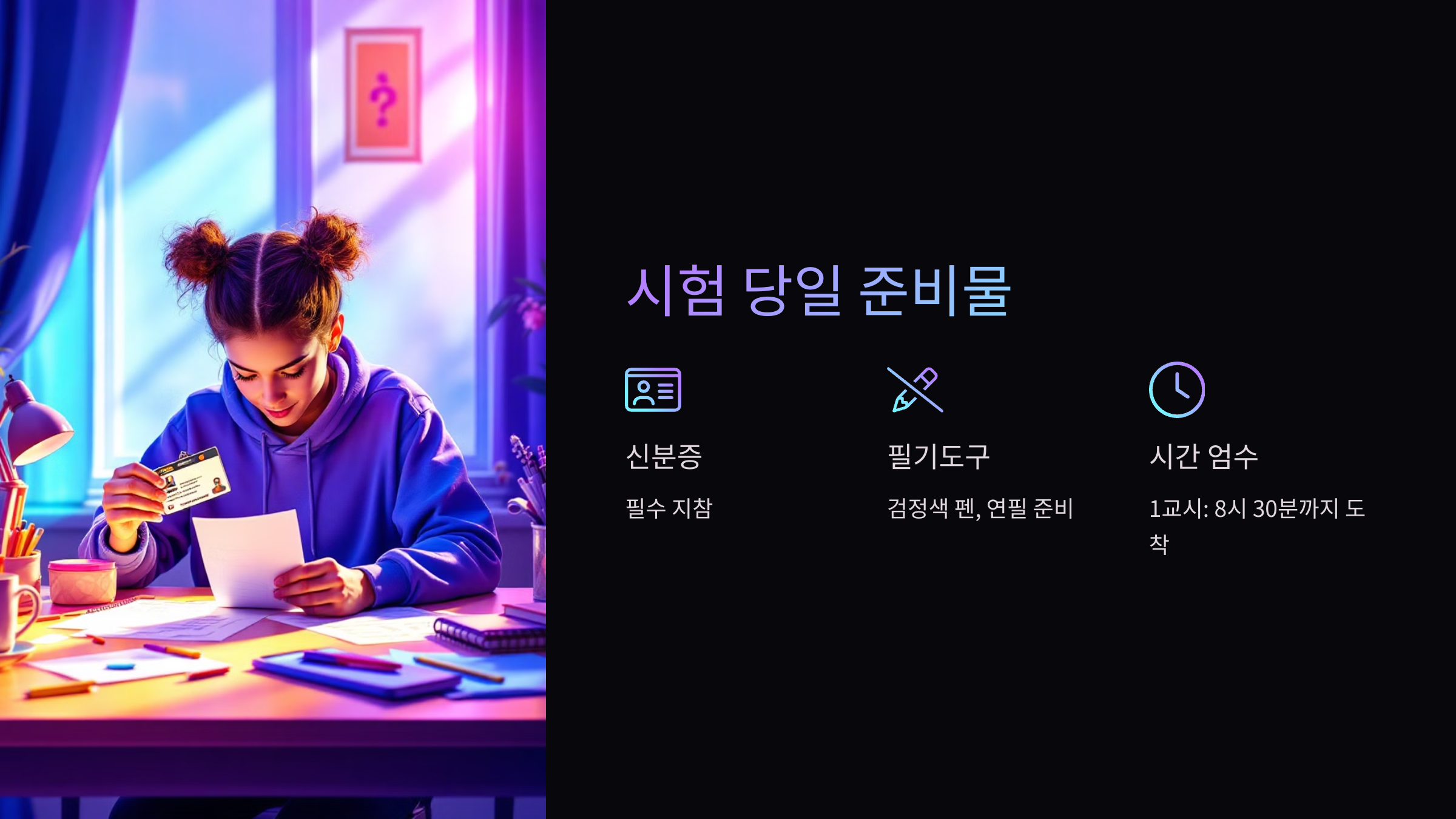 준비물