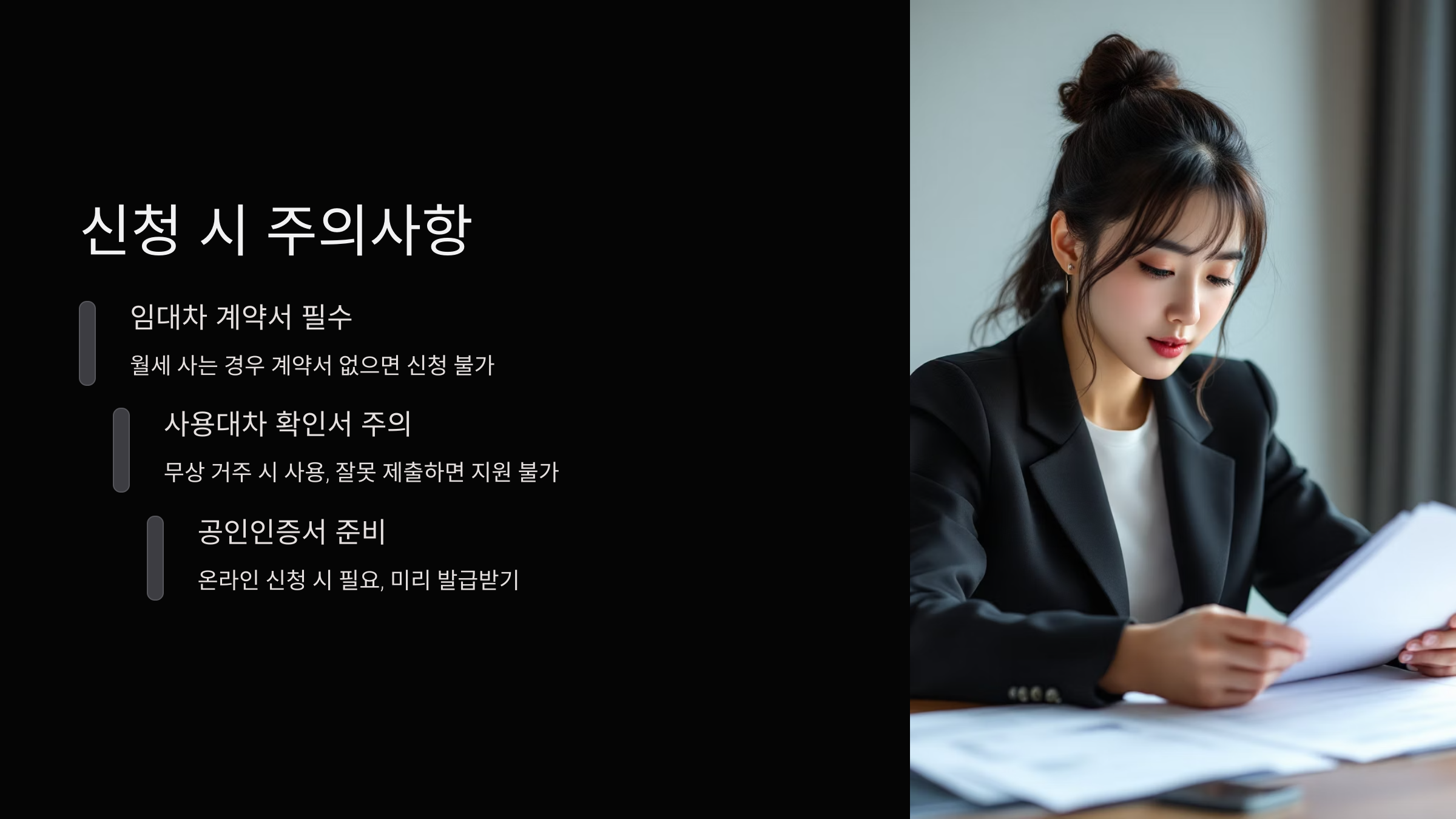 주의사항