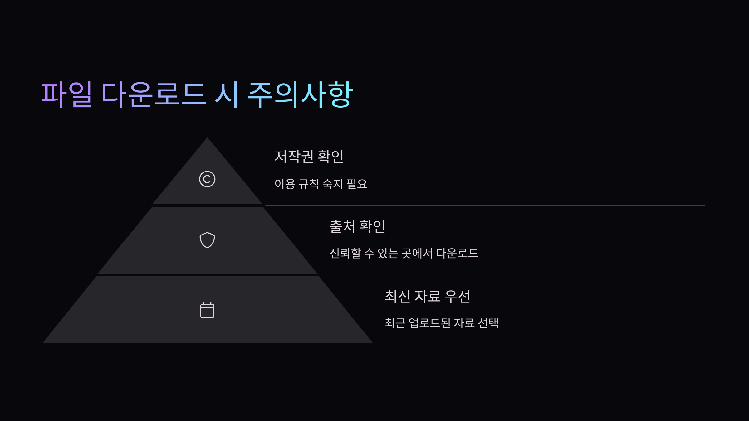 주의사항